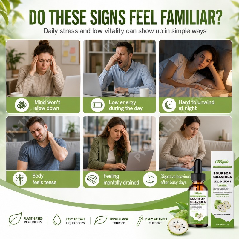サワーソップ・グラビオラの葉と果実の液体ドロップ、ビタミンB - Herbal Wellness Blend のレビューと価格