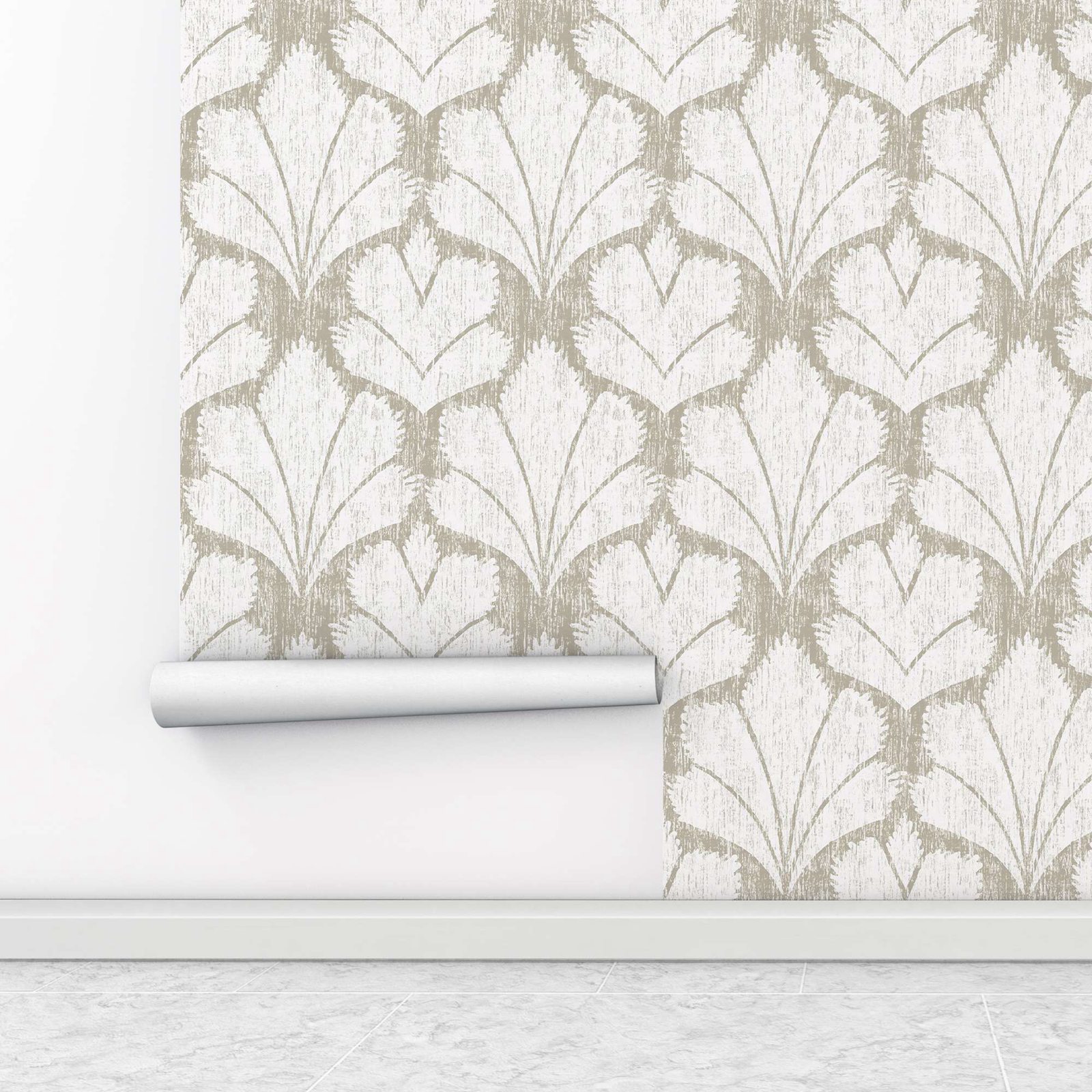 幾何学模様の壁紙ピールアンドスティック、モダンなデザインのレ - Herbal Wallpaper のレビューと価格