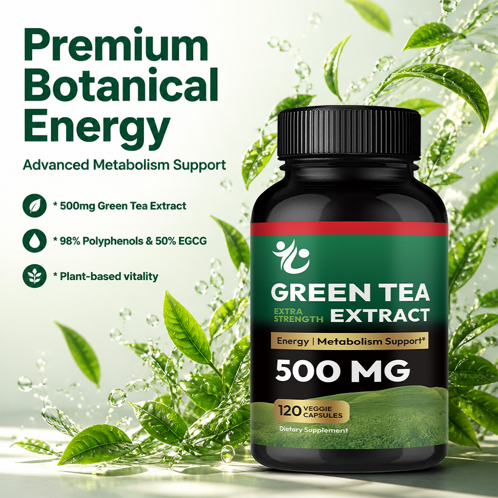 緑茶エキス - EGCG 500 mg、カフェインを除去した - Herbal Wellness Water のレビューと価格